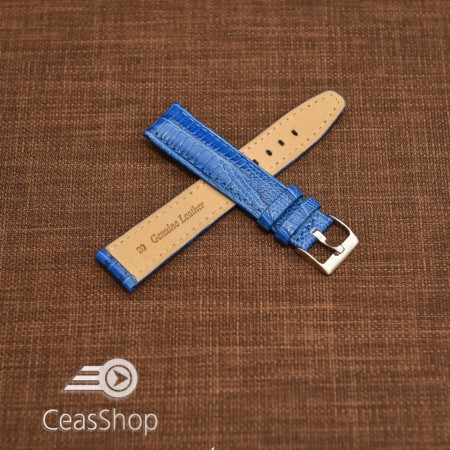 Curea model soparla captusita pe jumătate albastră  20mm - 45807 - Img 2