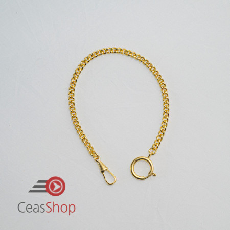 Lanț rotund, auriu, pentru ceas buzunar 4,5 mm- 3010.2845