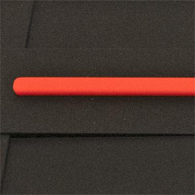 Curea silicon negru cu dunga roșie, telescop QR 22mm -62011 - Img 2