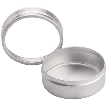 Cutie aluminiu cu capac din sticla - 4