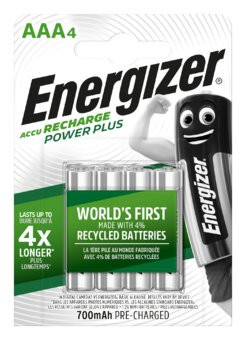 Acumulatori Energizer Power Plus R3/AAA, 700 mAh - blister 4 bucati