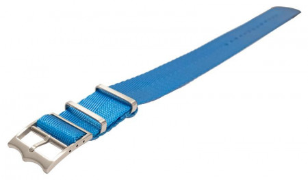 Curea NATO albastra 22mm model os hering - 62592 - Img 3