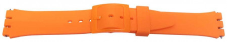 Curea silicon tip Swatch 17 mm portocalie -58629