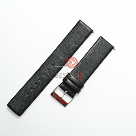 Curea Piero Magli piele neagră plata,semi lucioasa QR 16mm - 06711101 - Img 2