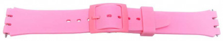 Curea silicon tip Swatch 17 mm roz -58631