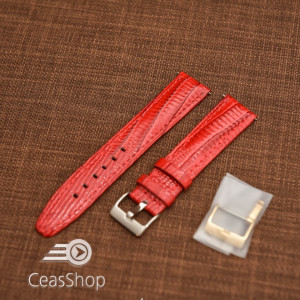 Curea model soparla captusita pe jumătate roșie  20mm - 45815