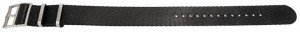 Curea NATO neagră 22mm model os hering - 62590