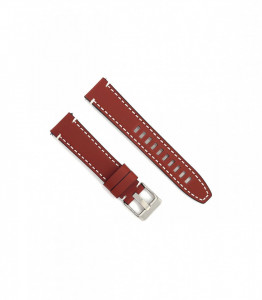 Curea piele maro mediu roșcat ceruită QR 22mm - 4140322