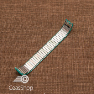 Bratara tip SWATCH extensibila verde 17mm - Img 2