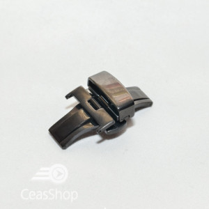 Catarama neagra model fluture cu buton pentru deschidere 18mm - Img 2