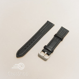Curea model olimpic neagra cu gri 22mm - 51563