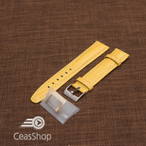 Curea model soparla captusita pe jumătate galbenă  20mm - 45823