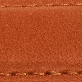 Curea piele tip Swatch 17 mm maro deschis - 62287 - Img 2