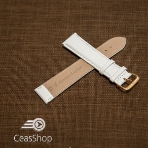 Curea piele vitel alba XL 24mm - 41026 - Img 3