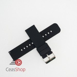 Curea silicon neagră, telescop QR, 20mm -400120