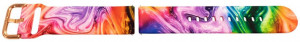 Curea silicon subțire model sticla colorata, telescop QR, 22mm -60600