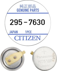 Capacitor original pentru Citizen Eco-Drive MT516 cu contact 295-7630