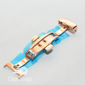 Catarama aur roz model fluture cu buton pentru deschidere 16mm