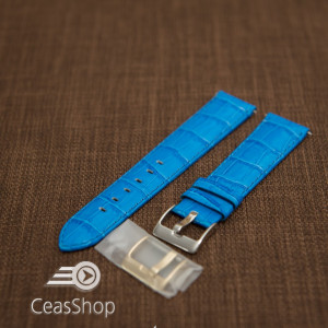 Curea model crocodil captusita albastră  18m - 45778