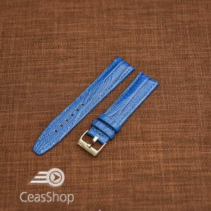 Curea model soparla captusita pe jumătate albastră  18mm - 45806