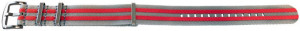 Curea NATO gri-roșu 22mm - 54055
