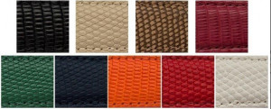 Curea piele de soparla captusita cu finisaj mat vișinie 20mm - 47973 - Img 2