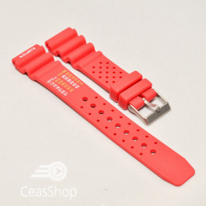 Curea poliuretan rosie 18mm(20mm) - 53357 - Img 3