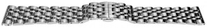 Bratara argintie 7 rânduri cu deployant 20mm - 57107