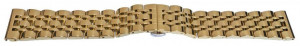 Bratara aurie 7 rânduri cu deployant 22mm - 57112