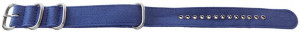 Curea NATO albastra canvas 18mm catarame zulu -54103