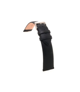 Curea neagră piele vițel căptușită, fără cusătură 16mm - 3010116 - Img 2
