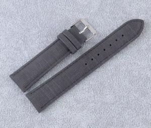 Curea piele hibrid gri 18mm