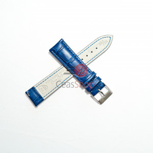 Curea Piero Magli albastră, model aligator QR 22mm - 08593015 - Img 2
