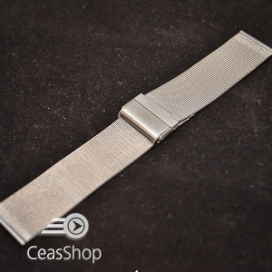 Bratara milaneza fina argintie 20mm -39866