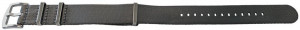 Curea NATO gri 22mm catarame argintii - 54047