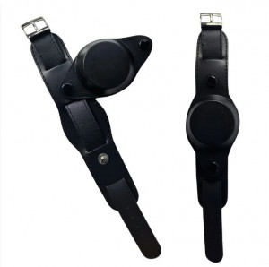 Curea piele neagra tip militar 18mm cu capac - 33981