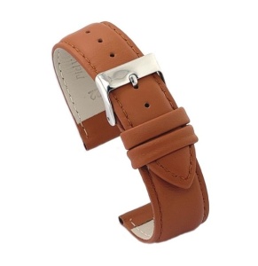 Curea piele vitel maro deschis semilucioasa 14mm - 7020314