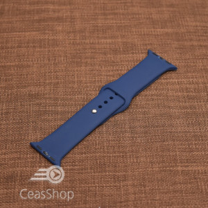 Curea silicon albastru navy Apple Watch - 42mm