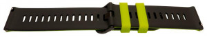 Curea silicon doua culori QR verde lime cu negru 22mm- 62217 - Img 2