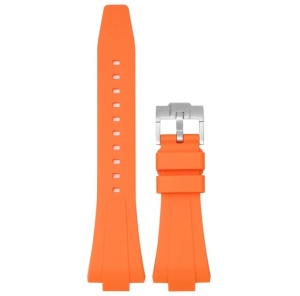 Curea silicon lină, portocalie pentru Tissot PRX de 35/40mm diametru