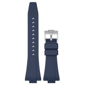 Curea silicon lină, navy pentru Tissot PRX de 35/40mm diametru