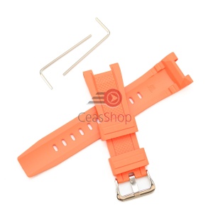 Curea tip Casio G-Shock GST-S100 si GST-S110 portocalie - Img 3