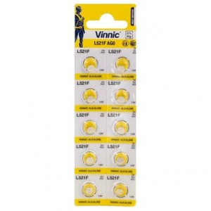 Baterie ceas Vinnic 384  (SR521W) - AG 0 - Blister 10buc.