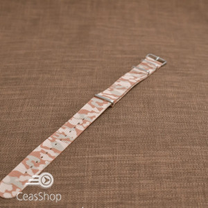 Curea NATO camuflaj kaki deșert 22mm - 38031