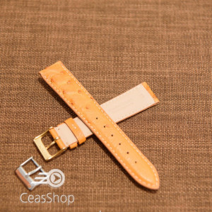Curea piele de struț handmade,căptusită 18mm  - 33772 - Img 2