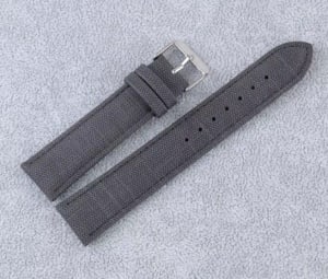 Curea piele hibrid gri 20mm