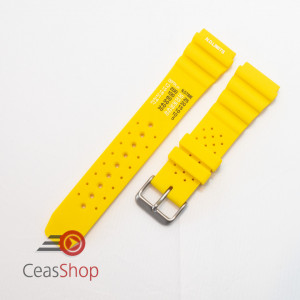 Curea poliuretan galbena 24mm(26mm) - 57559