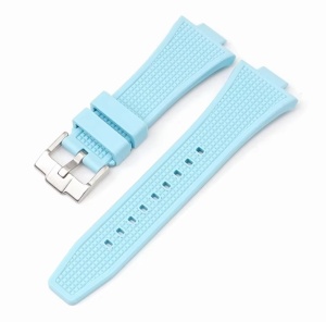 Curea silicon bleu pentru Tissot PRX de 40mm diametru