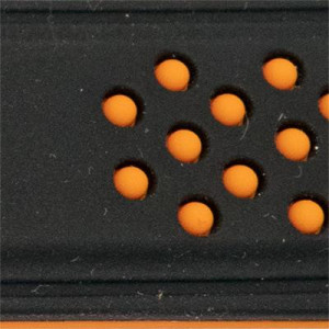 Curea silicon doua culori negru cu portocaliu, telescop QR, 24mm -62000 - Img 3