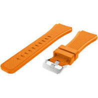 Curea silicon portocalie 22mm pentru Samsung Gear S3